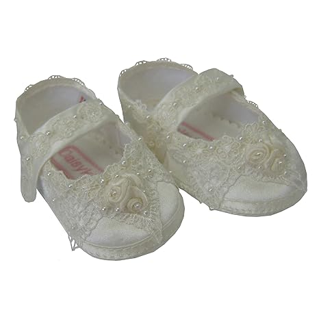 ivory baptism shoes
