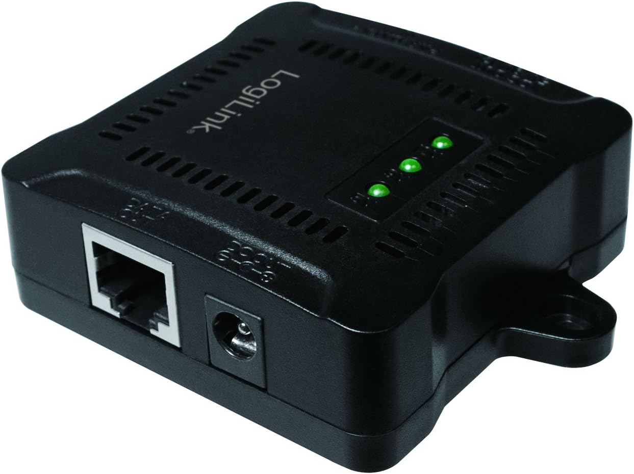 LogiLink POE005 Power Over Ethernet Splitter 1-Port, 24 W Power, Black - Image 4