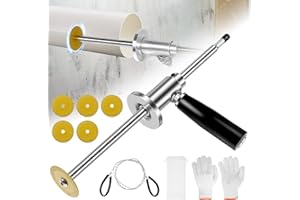 Inside PVC Pipe Cutter, Stainless Steel PVC Inside Cutter Tools Fit for 1-1/2" to 8" PVC Pipe, 7" Adjustable Cutting Depth 1/