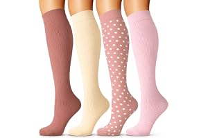 Laite Hebe 4 Pairs-Compression Socks for Women&Men Circulation-Best Support for Nurses,Running,Athletic