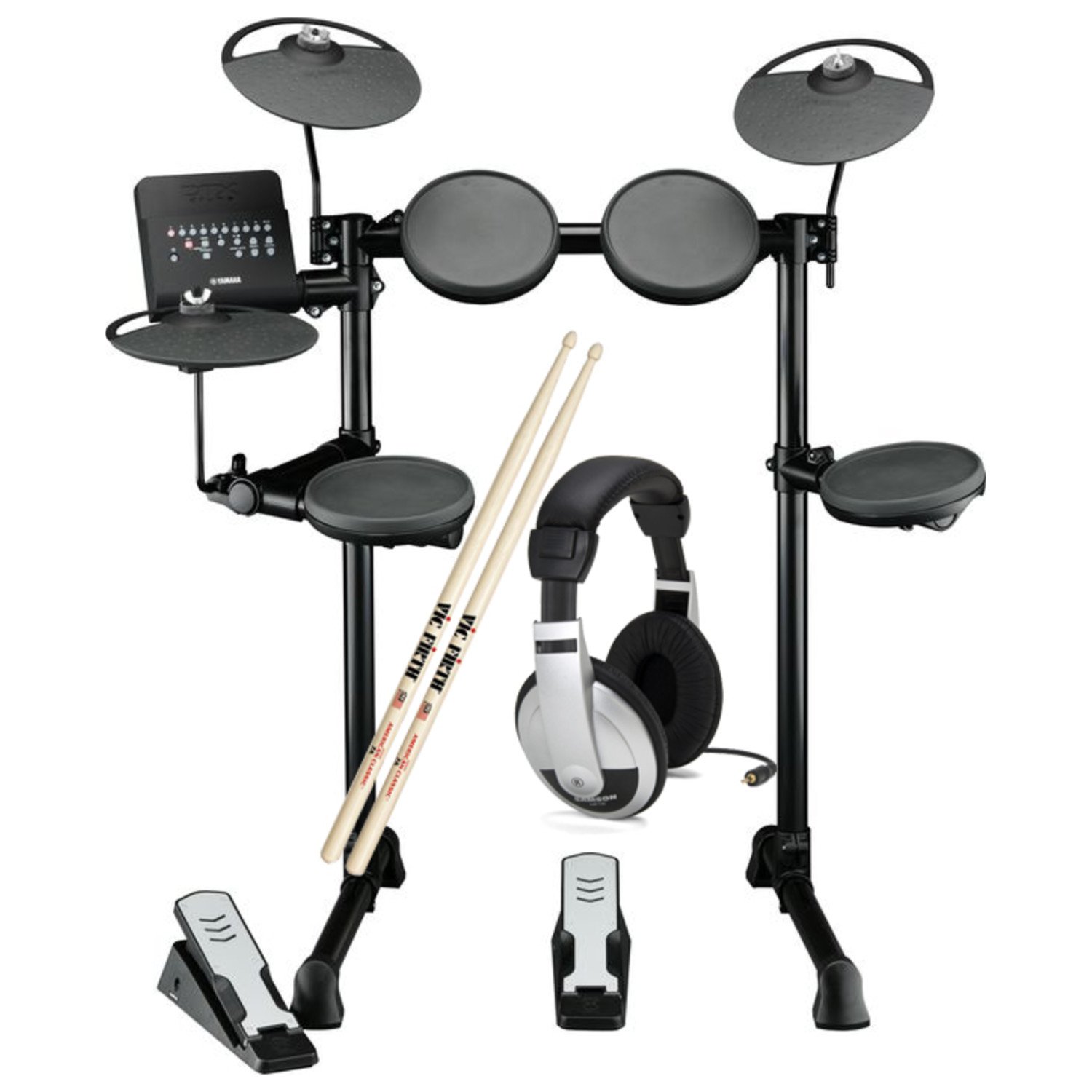 Buy Yamaha DTX400K 5-Piece Electronic Drum Kit w/Headphones and 