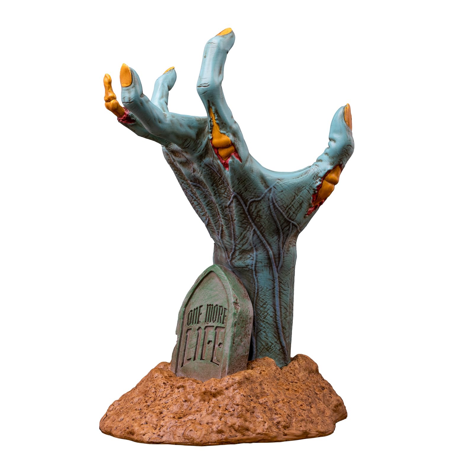 Gaming Controller Holder One More Life | Controller Holder Figure | Headphone Stand & Controller | Gaming Accessories for Desk | Gamer Gifts | Halloween Decorations