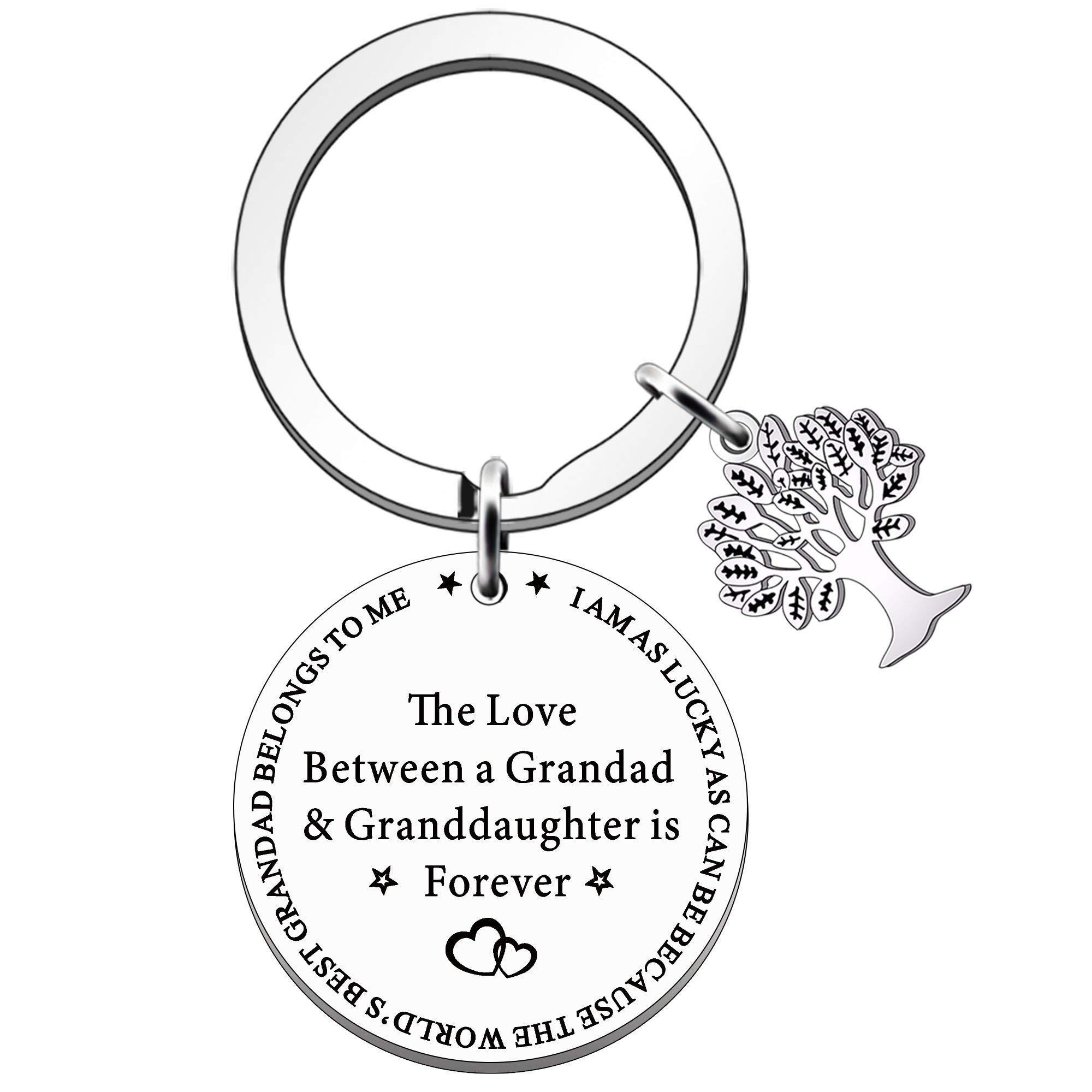 FMCC Grandad Gifts from Granddaughter -Gifts for Grandad Birthday Christmas Fathers Day The Love Between Grandads and Granddaughter is Forever