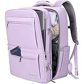 BALEINE Travel Backpack for Women Men, Large Sturdy Carry On Laptop Backpack Gifts for Business, Casual, Weekender, Hiking (Large, Lavender)