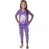 INTIMO Polly Pocket Girls' Animated Series Heart Shirt Pants Jogger Pajama Set