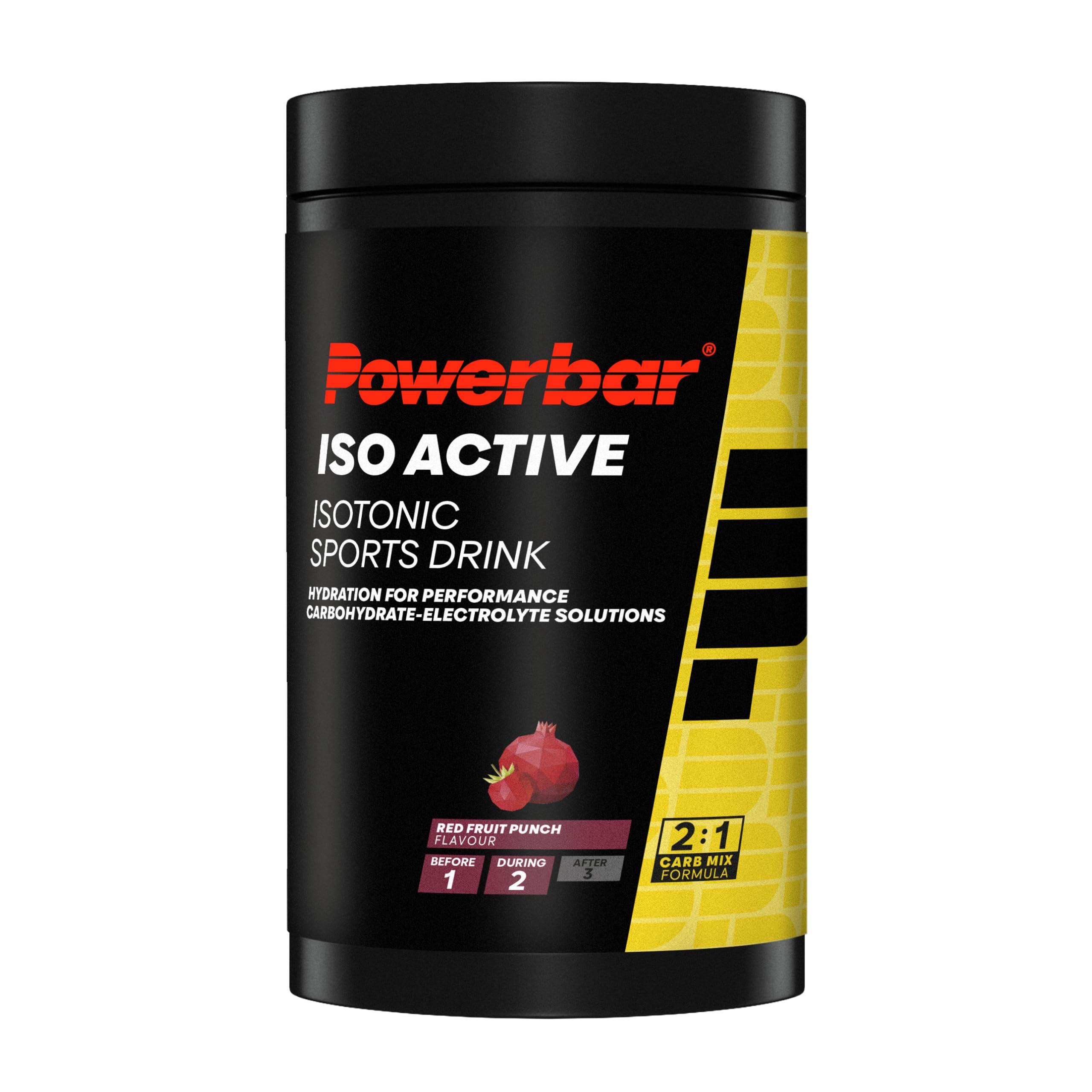 Powerbar - Isoactive - Red Fruit - 600g - Isotonic sports drink - 5 electrolytes