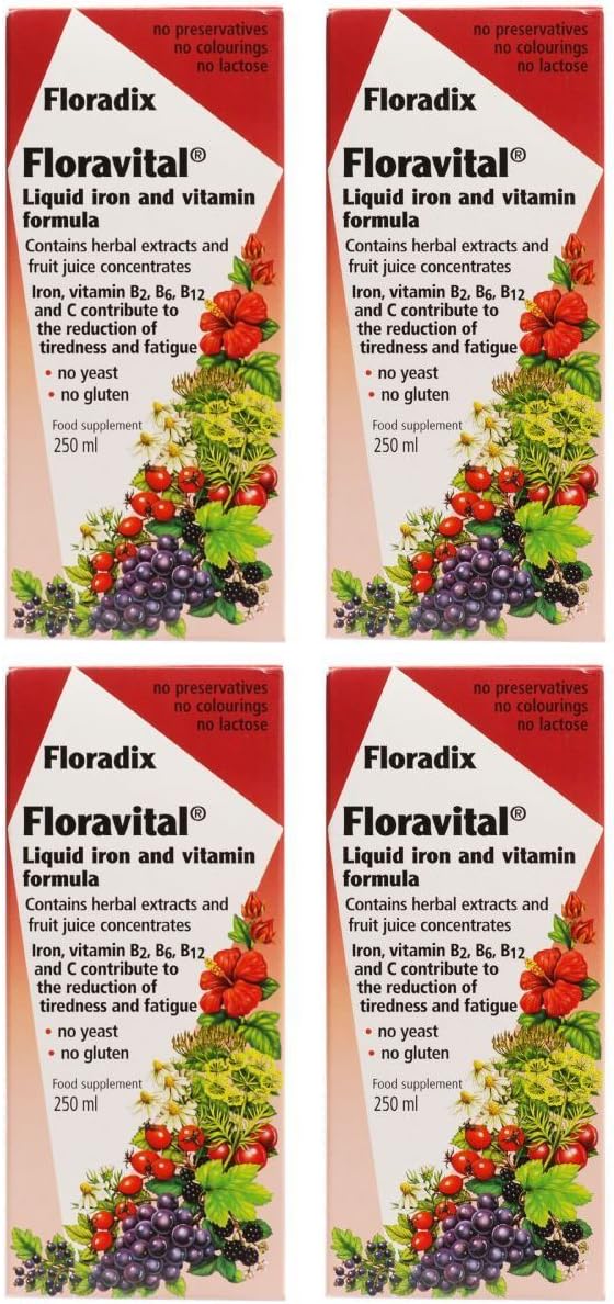 (4 PACK) - Salus Floravital - Yeast Free | 250ml | 4 PACK - SUPER SAVER - SAVE MONEY