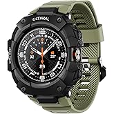 ULTIMAL Bands Compatible with Samsung Galaxy Watch Ultra 47mm band with case for Men, Rugged Sports Case Protective for Galaxy Watch Ultra (2025/2024) Army Green