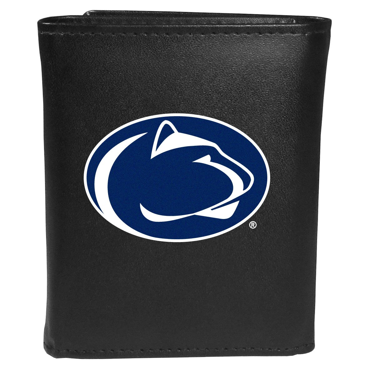 Siskiyou Sports NCAA Penn State Nittany Lions Tri-fold Wallet Large Logo, Black