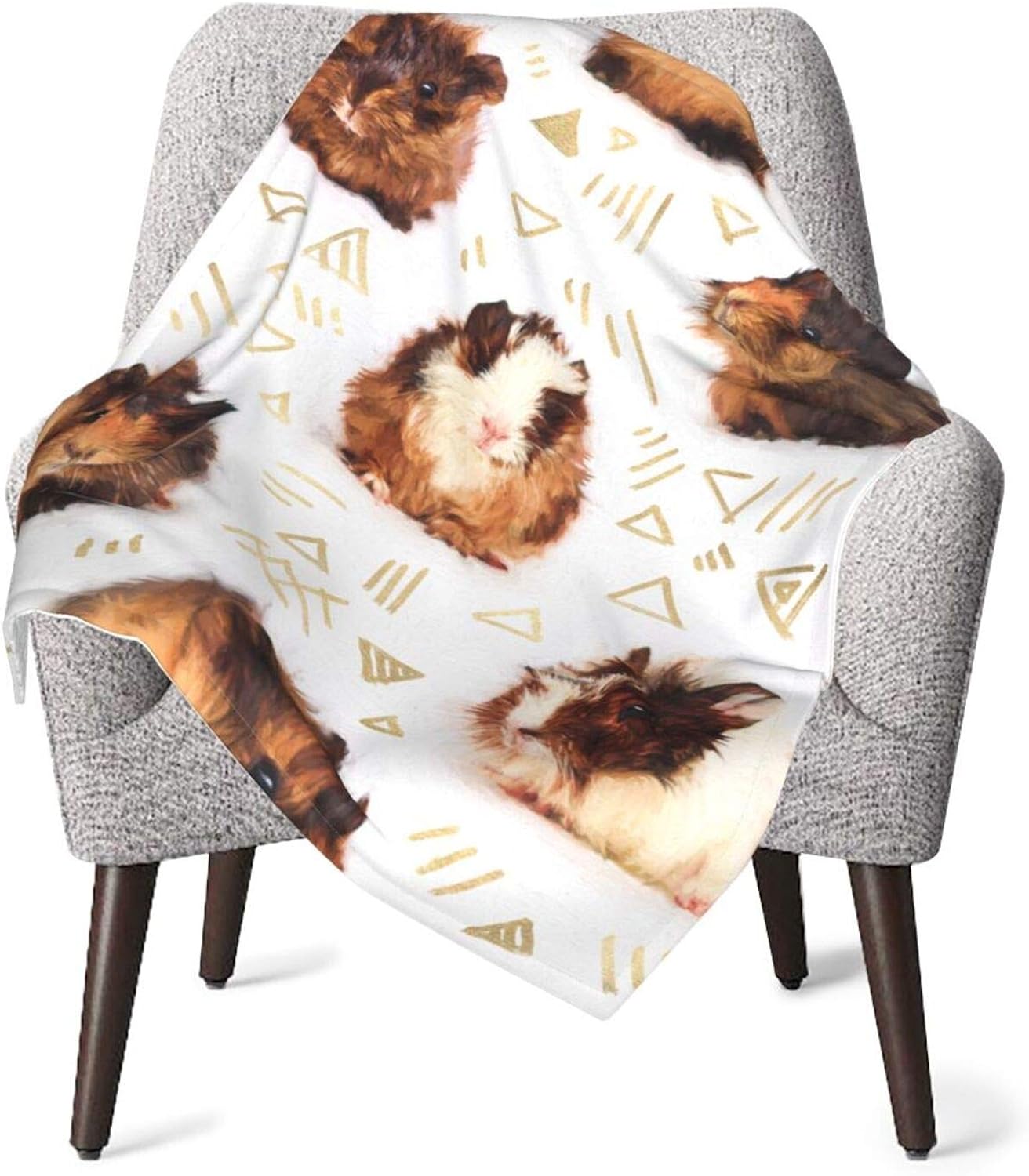 Guinea Pig Pattern Soft Baby Blankets Super Cozy Newborn