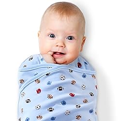 Bubble bear 100% Cotton Sleepsack Swaddle, 3-Way