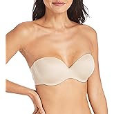 Maidenform Women's Strapless Bra, Custom Lift Underwire Bras for Women, Convertible Straps, Supportive