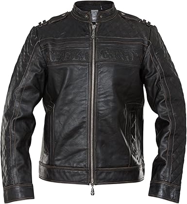 Amazon Com Affliction Men S Highway Man Jacket Black Clothing
