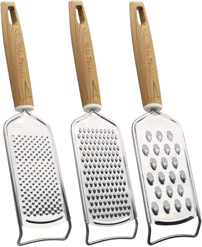 MGLIMZ Handle Cheese graters for Kitchen,Stainless Steel MultiPurpose