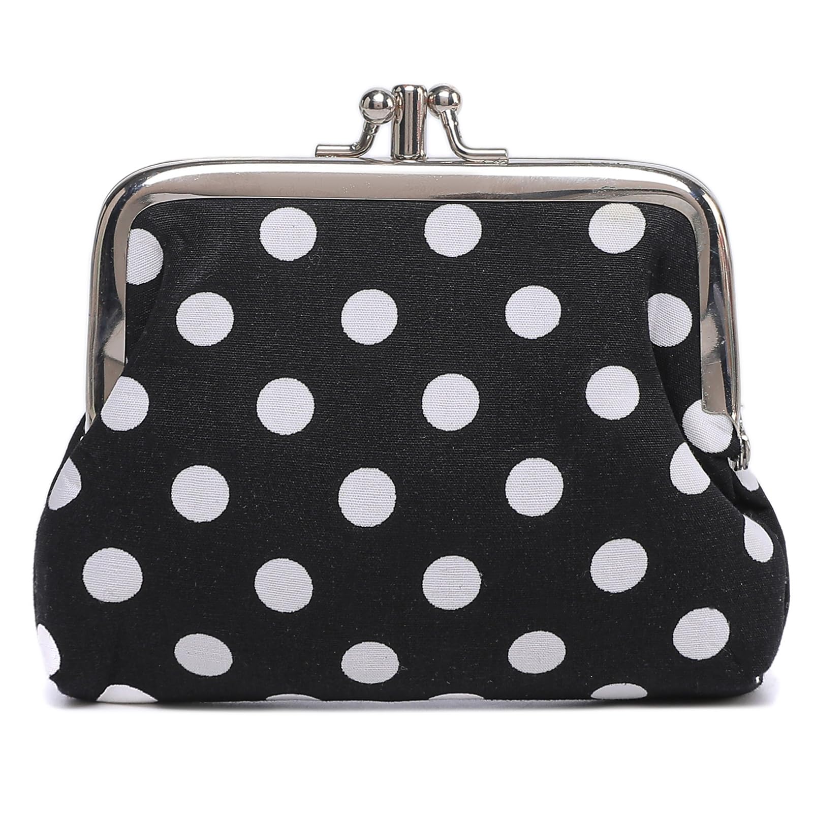 Sanxiner Cute Floral Buckle Coin Purses Vintage Pouch Kiss-lock Change Purse Wallets, 30, One Size