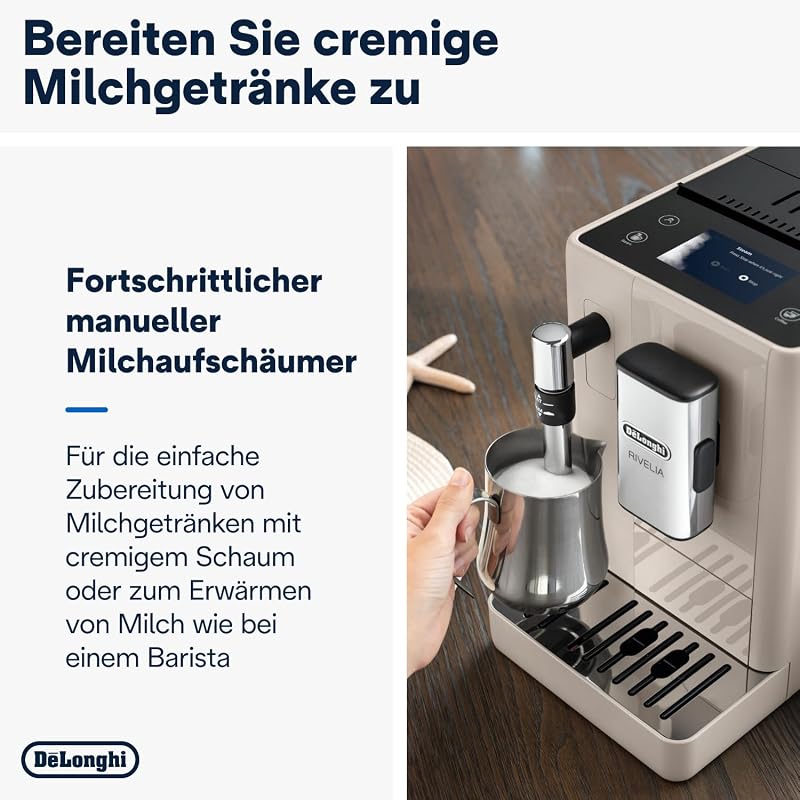 Rivelia - Kaffeevollautomat 8 Getränke Beige