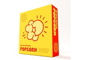 Popsmith Popcorn Pre-Measured Kits - Five 4-oz Buttery Popcorn Kits with Butter Flavored Coconut Oil & Buttery Salt. Authentic Movie Theater Flavor.