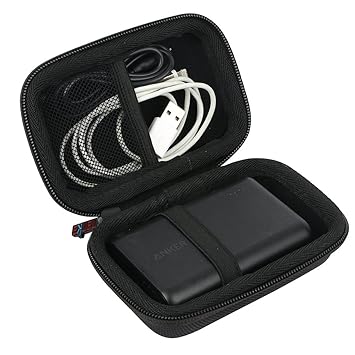 Khanka EVA Hart Reise Tragetasche Tasche Für Anker PowerCore 10000mAh externer Akku High-Speed Ladegerät 10000 Power Bank