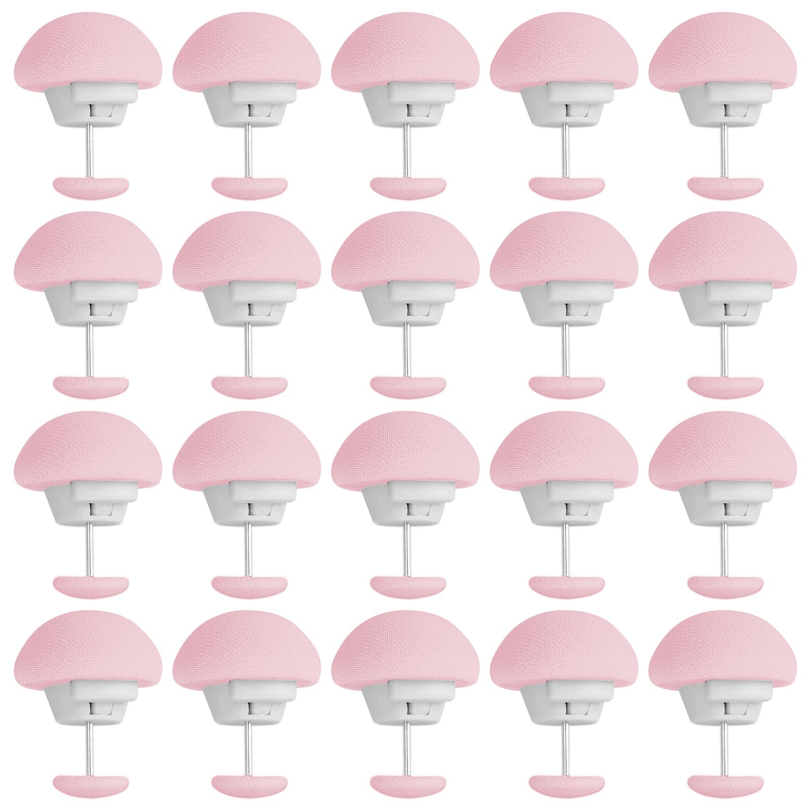 20pcs White Duvet Clips for Comforter Inside, Duvet Pins Set Keeps Comforter from Shifting, Duvet Cover Clips for Quilt, Decoration (Pink)