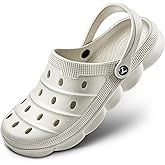 KEMISANT Women Clogs, Slip On Shoes Sandals with Cushioned Foot-Bed Sole