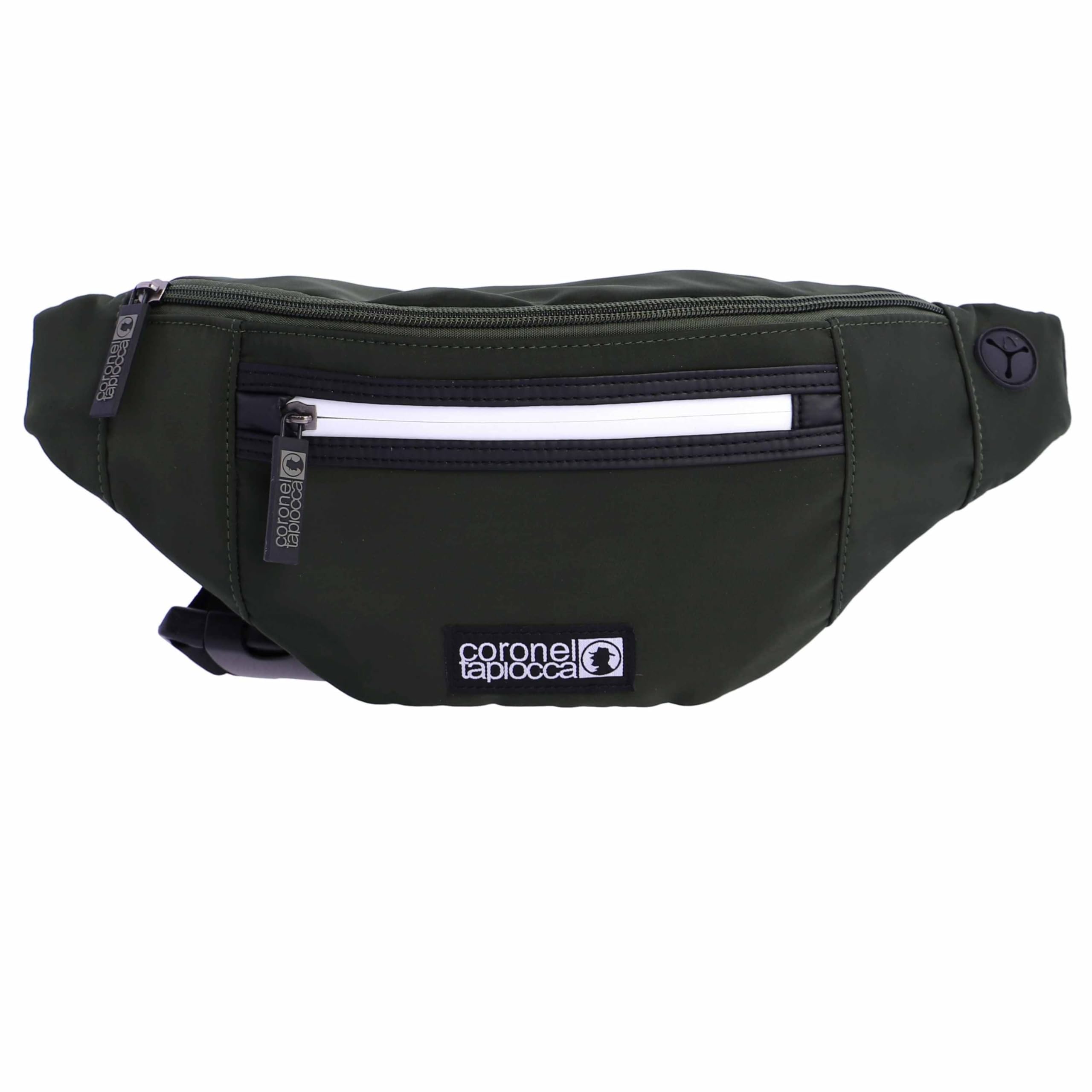 Coronel Tapioca - Men's Bum Bag - Bum Bag - Fanny Pack - Belly Bag - Belt Bag Waist Bag Sports - for Outdoor Travel Hiking Dog Training, Khaki, 31x8x14 cm, Bum Bag Chest Pocket for Men