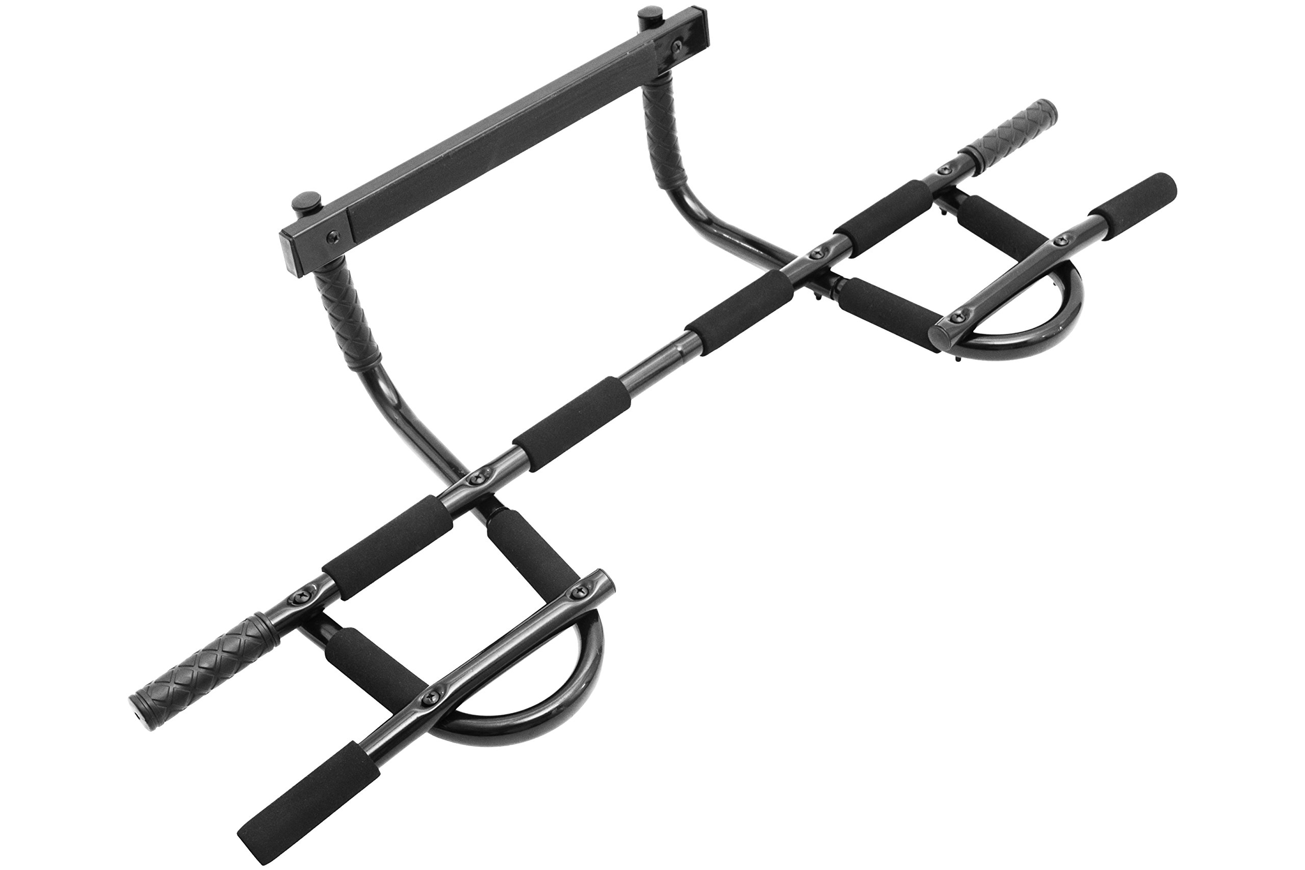 ProsourceFit MultiGrip Lite Pull Up/Chin Up Bar, Heavy Duty Doorway