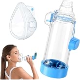 Ramixi Inhaler Spacer for Adult and Kids NESSI OTC SPACER (Blue/Adult)