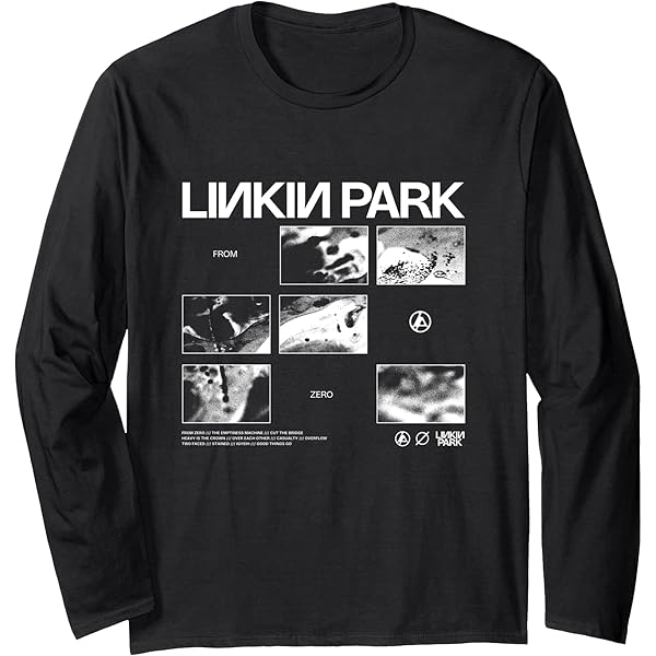 Amazon.com: Linkin Park B&W From Zero Box Logo Long Sleeve T
