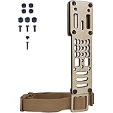 Drop Leg Holster Adapter Mount for QLS Kit, Modular Holster Adapter with Adjustable Leg Strap for Police and Airsoft Gear