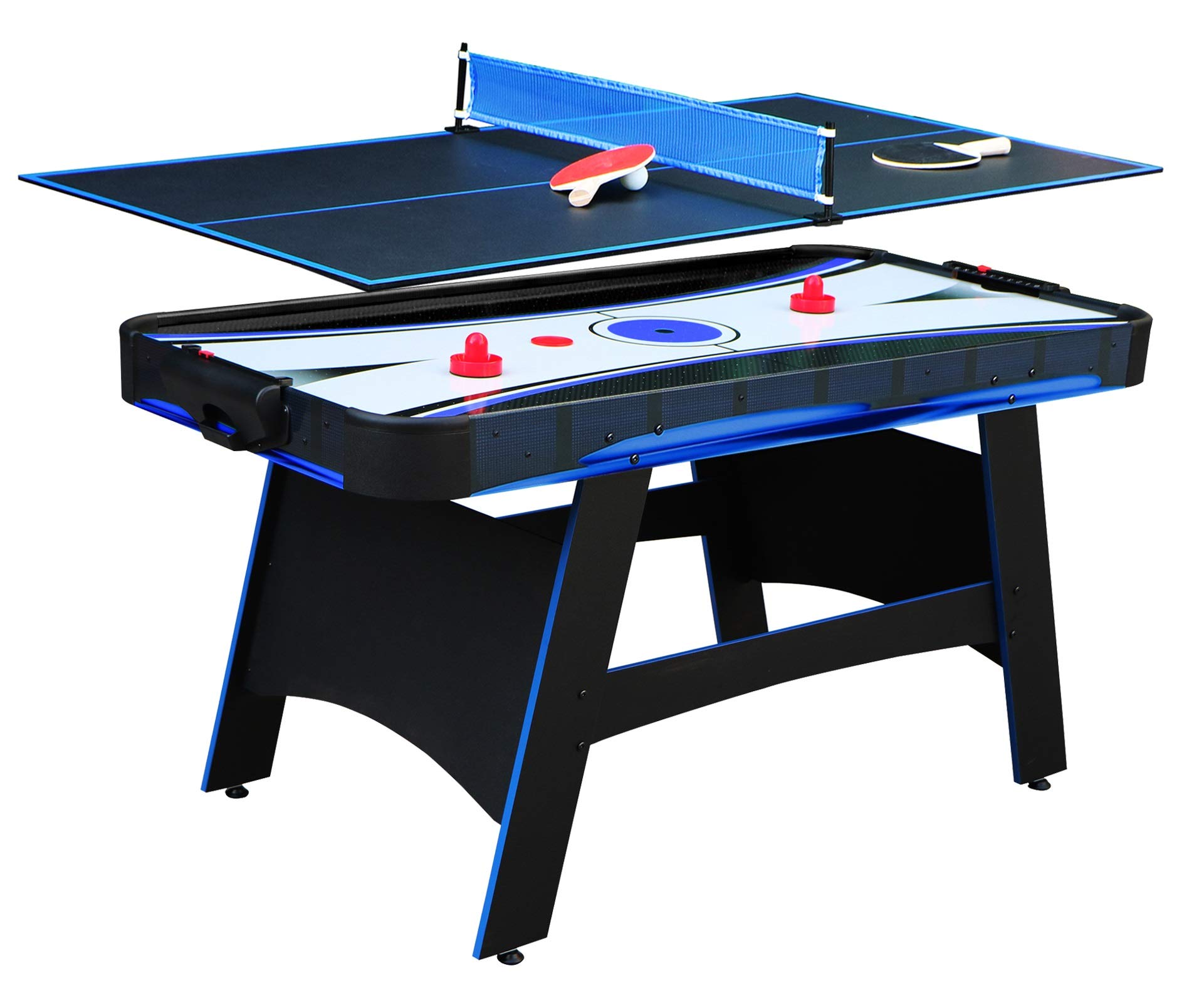 Hathaway Bandit 5ft AIR Hockey Table, 60in L x 30in W x 31.5in H, Black