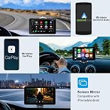 Aonerex Wireless CarPlay Android Auto 7" Touch Screen with Rear Camera view 2