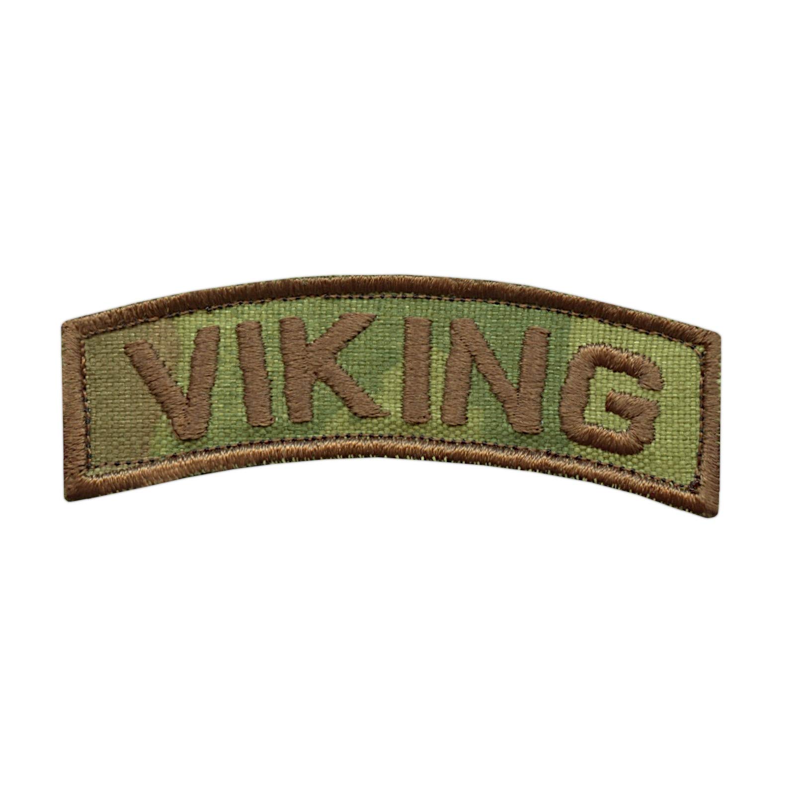 Multicam Viking Shoulder Tab Norse Heathen Army Military Morale Tactical Touch Fastener Patch