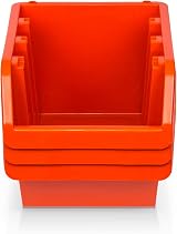 25 Pack Storage Boxes Size 3 Red-Brown 19.5x12x9cm Workshop Hobby Craft Small view 6
