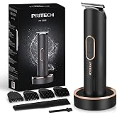 Manscape Body Hair Trimmer for Men, Waterproof Nick-Free Pubic Hair Trimmer | 3/6/9/12 mm Guide Combs for Precise Trimming, Safe Rounded Blades Protect Skin, Use on Face, Chest, Underarms, Legs, Groin