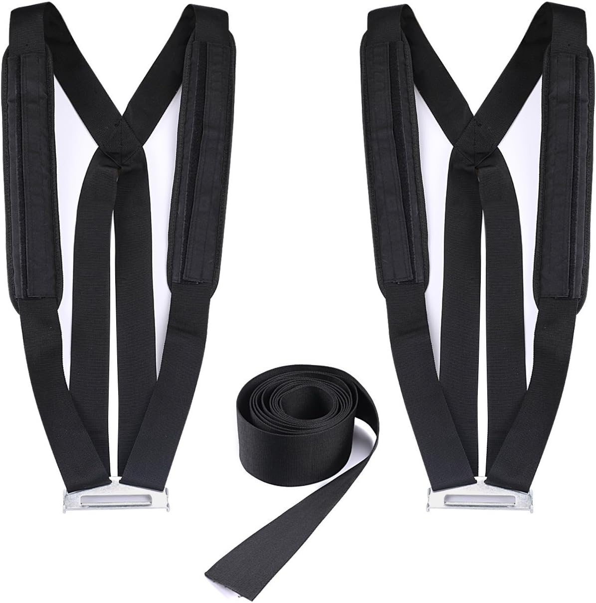 Moving Straps, Trofong 2 Person Lifting and Moving Strap Shoulder Harness Lifter Lifting Aid with Foam Pad 13Feet Lifting Straps Carry Bag Max Load 600 Pound