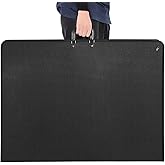 1st Place Products Professional Art Portfolio Case - 24 x 36 Inches - Light Weight & Durable - Shoulder Strap & Handle Options - Three Inside Pockets - Water Resistant - Documents Posters Monitors