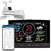 AcuRite Iris (5-in-1) Home Weather Station with Direct-to-Wi-Fi Wireless Display and Alerts for Remote Monitoring Indoor/Outdoor Temperature and Humidity with Wind Speed/Direction (01544M)