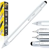 Monteverde USA 9-in-1 Tool Mechanical Pencil in Silver &ndash; Multifunctional Pencil with Stylus, Screwdrivers, Ruler, and Eraser &ndash; Exclusive Collection Great Gift for DIY Enthusiasts