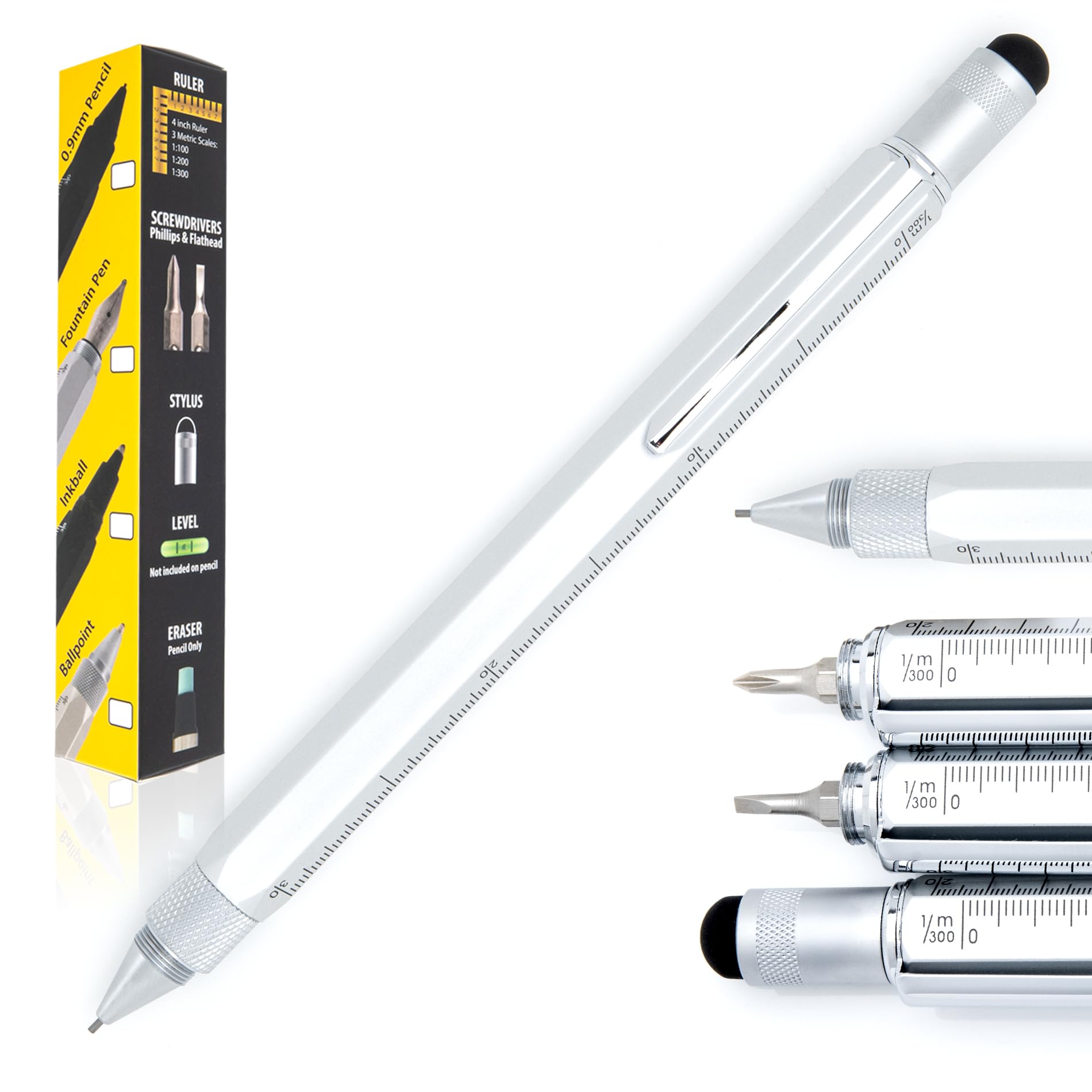 Monteverde MV35241 0.9 mm Tool Pencil - Silver