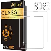 Ailun Screen Protector+Camera Lens Protector for iPad Pro 12.9, 2+2 Pack | 2022 6th &amp; 2021 5th 2020 4th Generation, Tempered Glass, Anti-Scratch, Case Friendly, Compatible with Face ID Apple Pencil