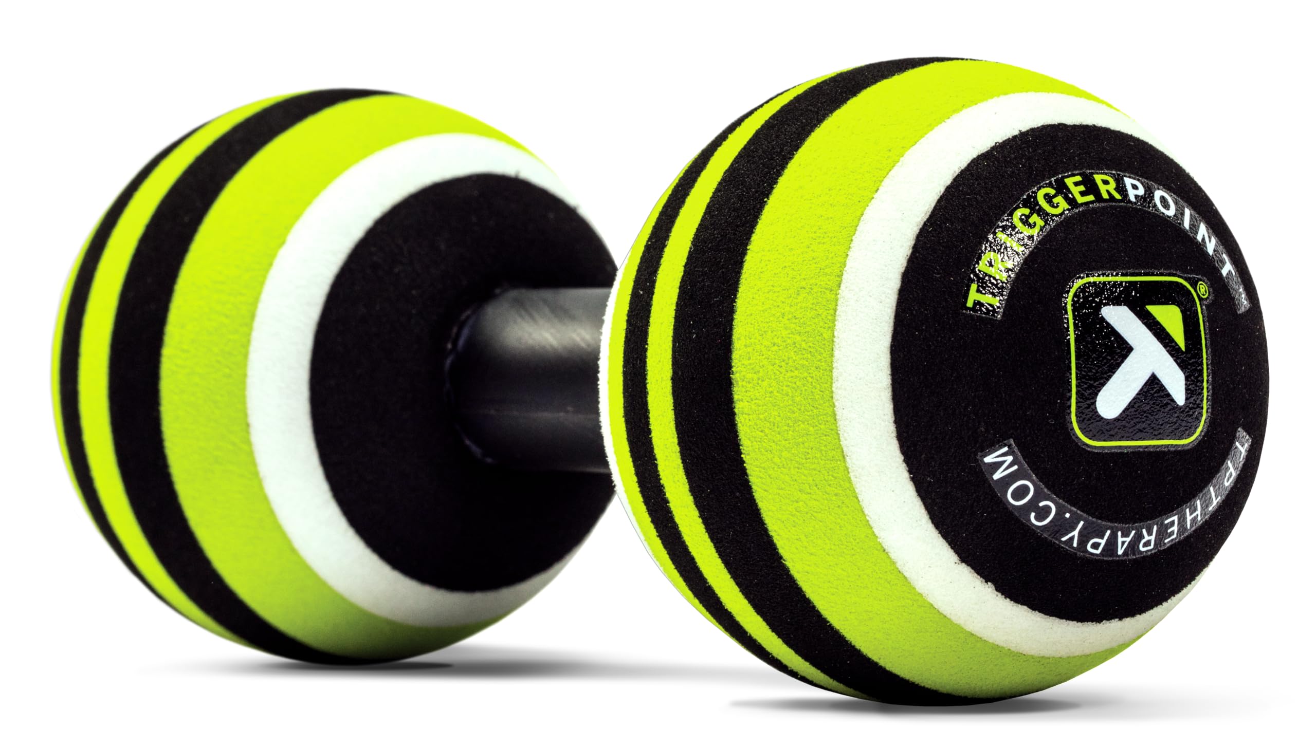 TriggerPoint MB2 Massage Ball - Improves Circulation,Posture and Muscle Recovery for Back and Neck,Adjustable Length for Targeted Muscle Relief,Compact and Travel Friendly,22cm x 10cm,Green