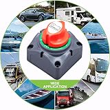 Spurtar Battery Isolator Switch 12-48V Dual Battery Disconnect 200A 1000A view 4