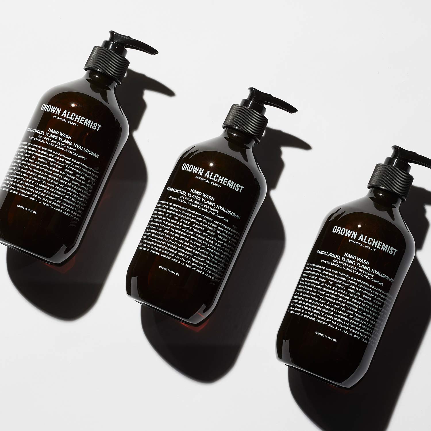 Grown Alchemist Hand Wash - Sandalwood, Ylang Ylang & Hyaluronan - Liquid Hand Soap, Clean Skincare (500ml / 16.9oz Pump Bottle) : Beauty