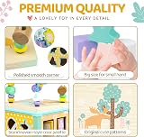 Airlab Wooden Activity Cube Toys 5 in 1 Bead Maze Shape Sorter Montessori view 3