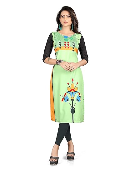 crepe kurtis