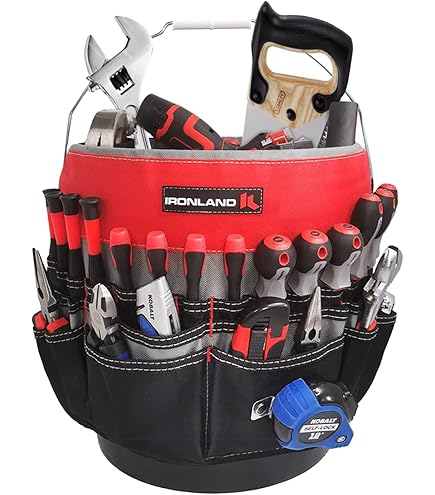 thumbnail image 2 of Bucket Boss Bucketeer Tool Organizer – Fits 5-Gallon Bucket – Model 10030 – Brown Polyester 2 of 6
