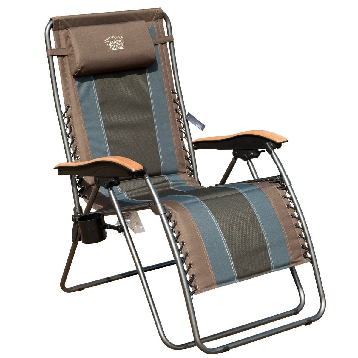 Timber Ridge Oversized XL Padded Zero Gravity Chair Supports 350lbs eBay