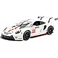 Bburago Die Cast Model Cars Porsche 911 RSR GT #911 White Race Series 124 Diecast Model Car by Bburago 28013