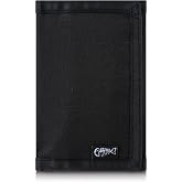 FORYEE Men&rsquo;s Nylon Trifold RFID Wallet with ID Window, Slim Security Wallet for Card Cash Holder, Modern Fashion Stylish Wallet Gifts for Teen Boys and Men, One Size -Black