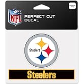 NFL Pittsburgh Steelers WCR48746014 Perfect Cut Color Decal, 4.5" x 5.75"